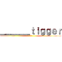 ＿＿＿＿ｔｉｇｇｅｒ (ティガー)