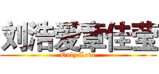 刘浩爱章佳莹 (Only Love)