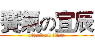 賽氣の宜辰 (attack on titan)