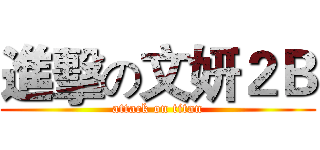 進擊の文妍２Ｂ (attack on titan)