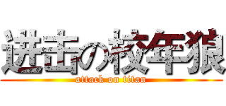 进击の校年狼 (attack on titan)