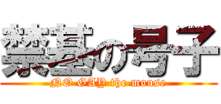 禁基の号子 (NO GAY the mouse)