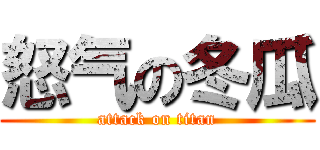 怒气の冬瓜 (attack on titan)