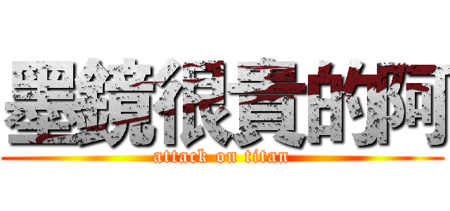 墨鏡很貴的阿 (attack on titan)