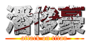 潘俊豪 (attack on titan)