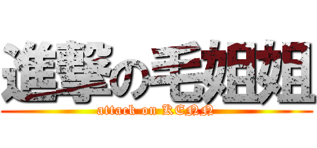 進撃の毛姐姐 (attack on KENN)