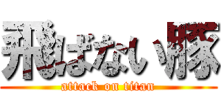 飛ばない豚 (attack on titan)