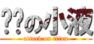 讨厌の小液 (attack on titan)