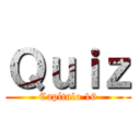 Ｑｕｉｚ (Capítulo 16)