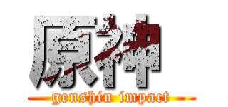 原神  (genshin impact)