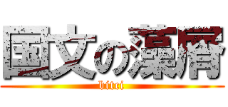 国文の藻屑 (bitci)