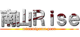 南山Ｒｉｓｅ (minamiyama pear)