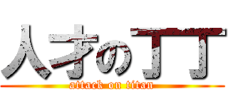 人才の丁丁 (attack on titan)