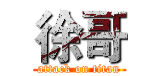 徐哥 (attack on titan)