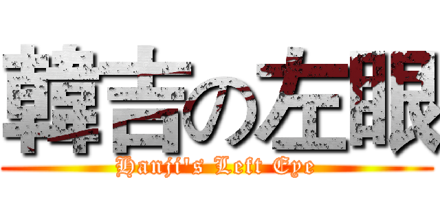 韓吉の左眼 (Hanji's Left Eye)