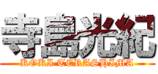 寺島光紀 (KOKI TERASHIMA)