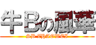 牛Ｂの風華 (SB ZHAOWEI)