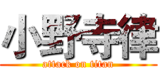 小野寺律 (attack on titan)