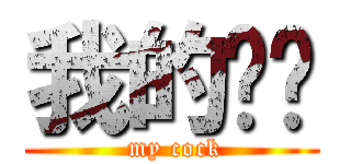 我的屌啦 ( my cock)