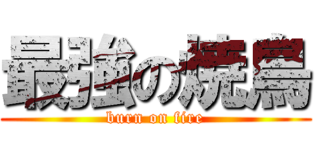 最強の焼鳥 (burn on fire)