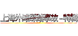 上海外滩踩踏事故－特辑 (为逝者祈福)