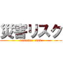 災害リスク (disaster risk)