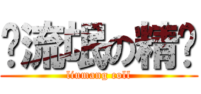 耍流氓の精爷 (liumang coll)