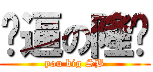 傻逼の隆辉 (you big SB)