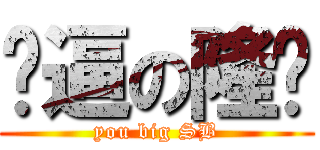 傻逼の隆辉 (you big SB)