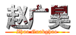 赵广昊 (Zhao Guabghao)