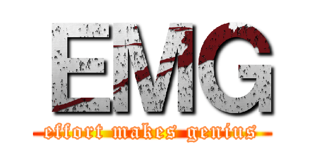 ＥＭＧ (effort makes genius)