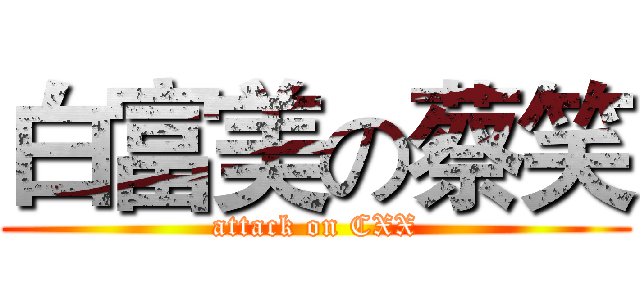 白富美の蔡笑 (attack on CXX)