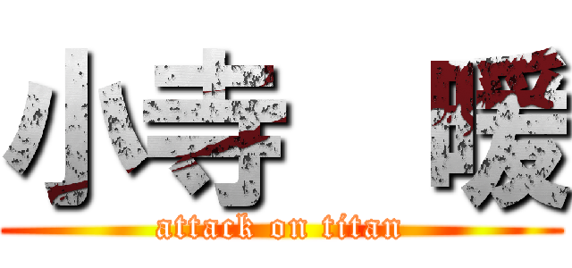 小寺  暖 (attack on titan)