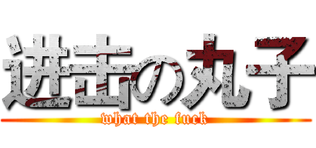 进击の丸子 (what the fuck)