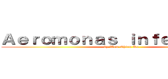 Ａｅｒｏｍｏｎａｓ ｉｎｆｅｃｔｉｏｎｓ (by Wen-Chien Ko)