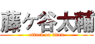 藤ヶ谷太輔 (attack on titan)