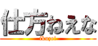 仕方ねえな (ikuze!)