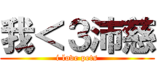 我＜３沛慈 (i love pets)