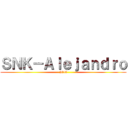ＳＮＫ－Ａｌｅｊａｎｄｒｏ (2013)