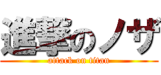 進撃のノザ (attack on titan)