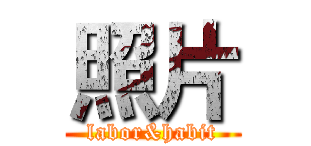 照片 (labor&habit)