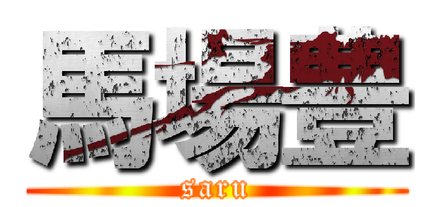 馬場豊 (saru)