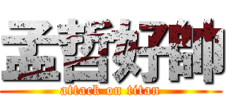 孟哲好帥 (attack on titan)