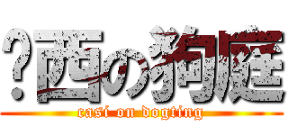 卡西の狗庭 (casi on dogting)