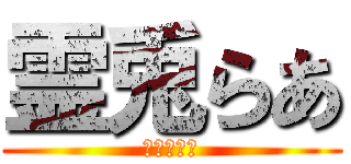 霊兎らあ (れいとらあ)