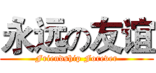 永远の友谊 (Friendship Forever)