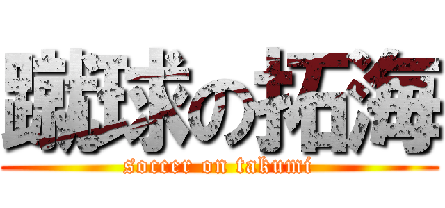 蹴球の拓海 (soccer on takumi)