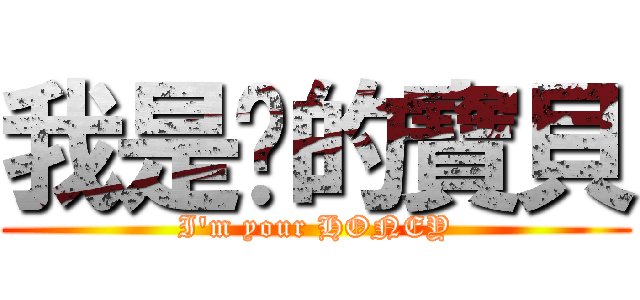 我是你的寶貝 (I\'m your HONEY)