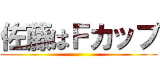 佐藤はＦカップ ()