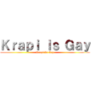 Ｋｒａｐｉ Ｉｓ Ｇａｙ (Krapi Is Gay)